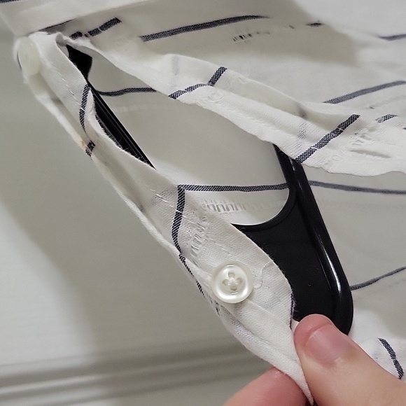 Rails Buttoned Cold Shoulder Boho Blouse - Picture 4 of 6